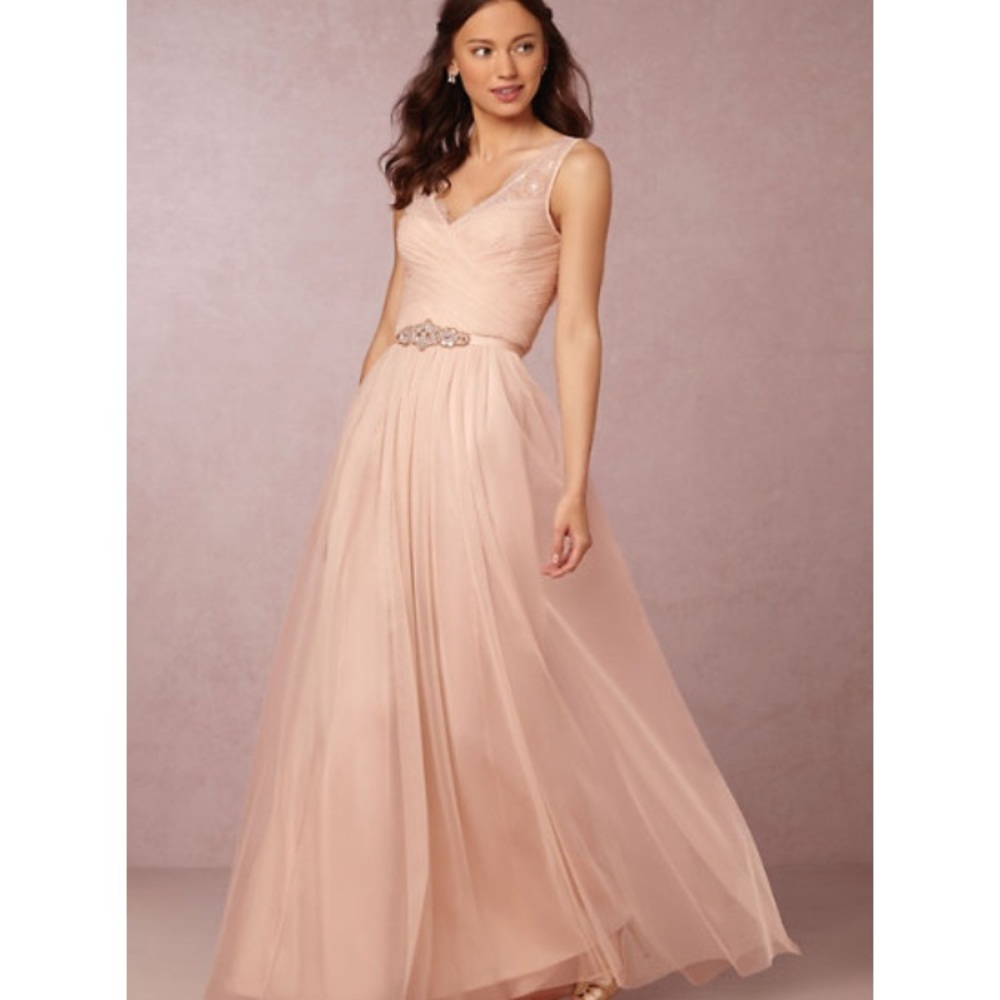 Anthropologie BHDLN Fleur dress blush